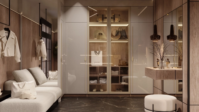 3D-тур по двухэтажным апартаментам с полным оснащением