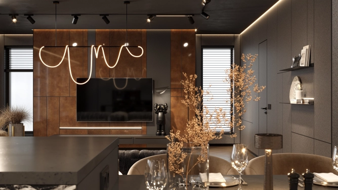 3D-тур по апартаментам с полным оснащением